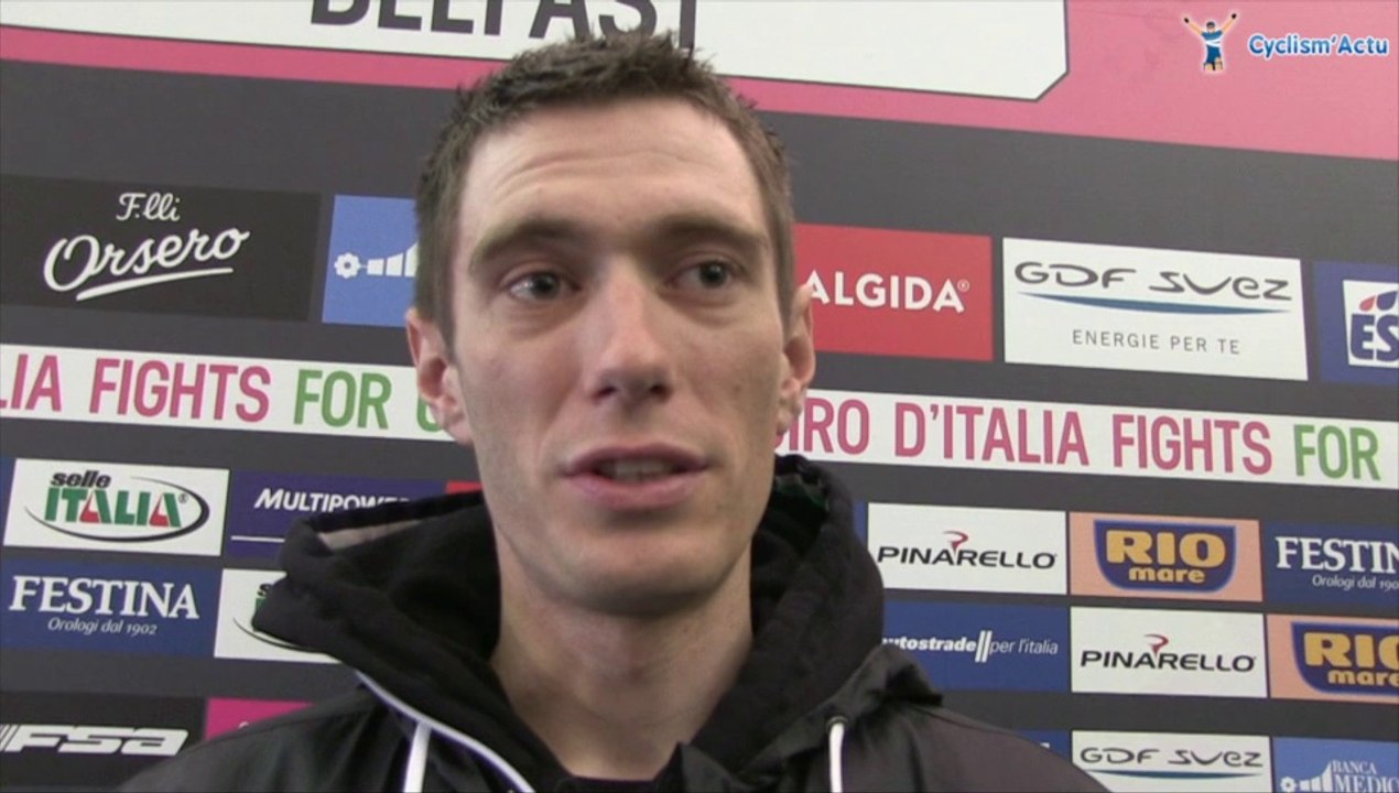 Pierre Rolland au départ du Tour d'Italie - Gir...