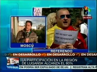 Votó ya el 70% de los electores en el referendo separatista de Donetsk