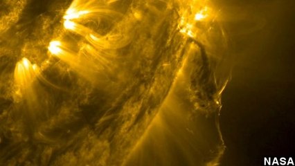 NASA Captures Plasma Explosion Off Sun's Surface