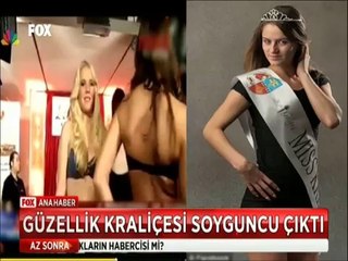 Almanya'da güzellik kraliçesi soyguncu çıktı