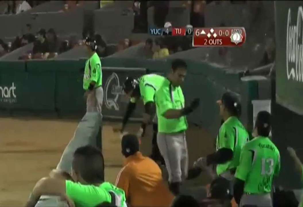 Home Run de Sergio Burruel de Toros de Tijuana 18-04-2014