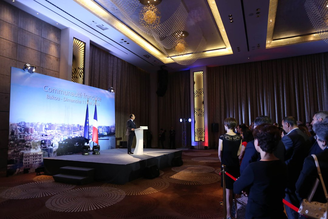 Discours devant le communauté française de Bakou, en République d’Azerbaïdjan