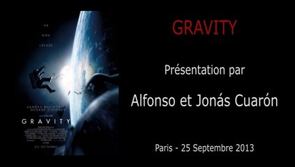 Avant-Première Paris - GRAVITY - Présentation du film par Alfonso et Jonas Cuaron