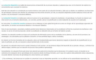 Evaluación Formativa