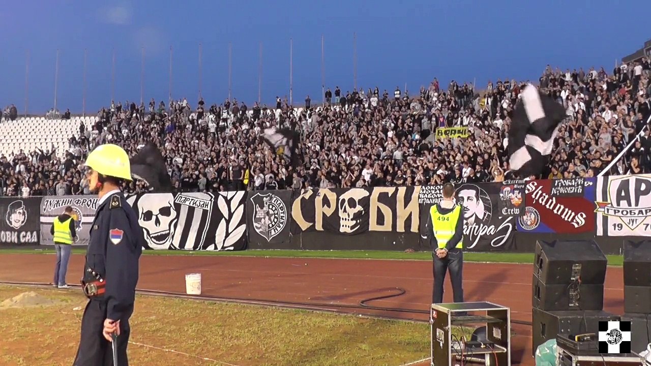 Grobari na Partizan -Voždovac 10.05.2014
