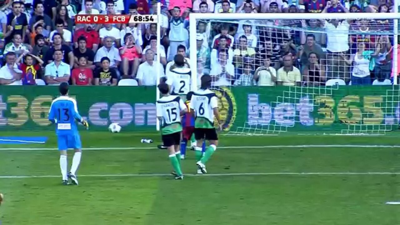Lionel Messi vs Racing Santander (Away) 10-11 HD 720p