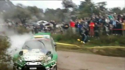 Rally, spettacolare incidente per Protasov