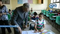 محافظ المنيا يطمئن على سير امتحانات الشهادة الإبتدائية