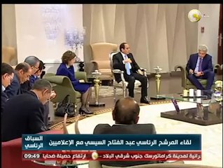 لسيسي: الشعب المصري عبقري والعالم يدرس ما قام به هذا الشعب من تغيير سلمي للحكام