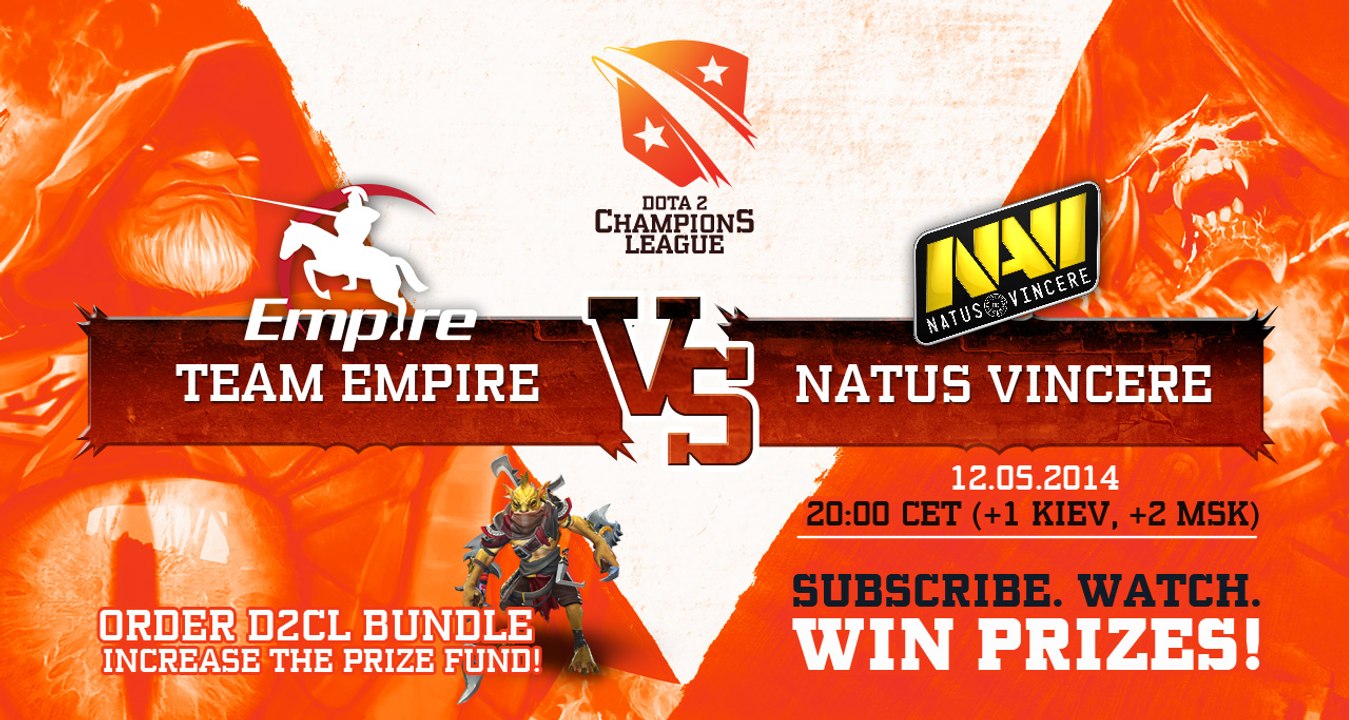NaVi vs Empire game 1 @ D2CL Season 3 (Russian)