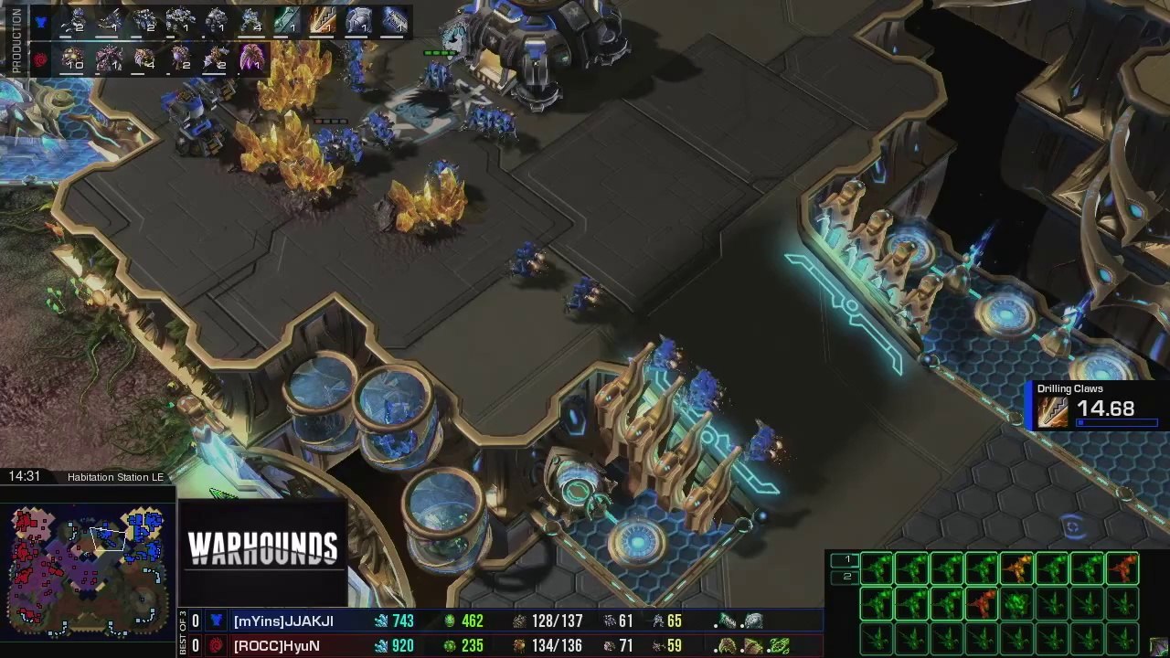 [S02E01] WarHounds du 05/05/2014 - Jjakji vs HyuN - Map 1