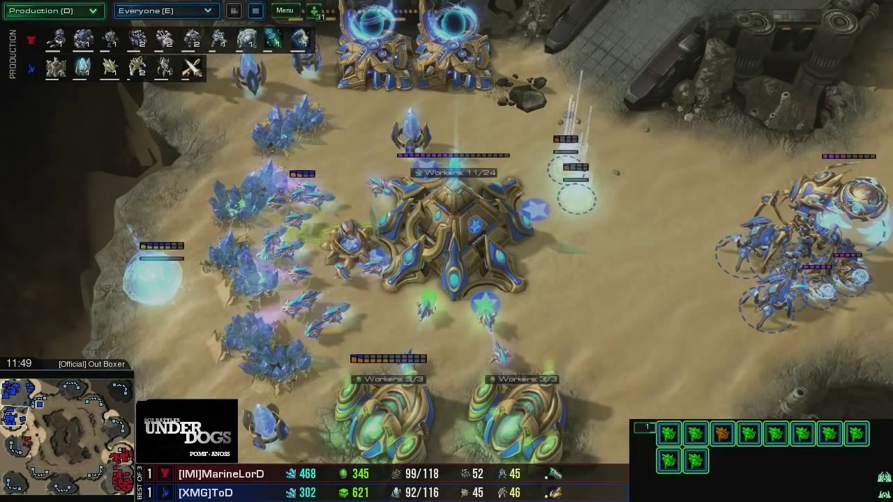 [S08E02] UnderDogs du 05/05/2014 - ¼ de finale - ToD vs MarineLorD - Map 3