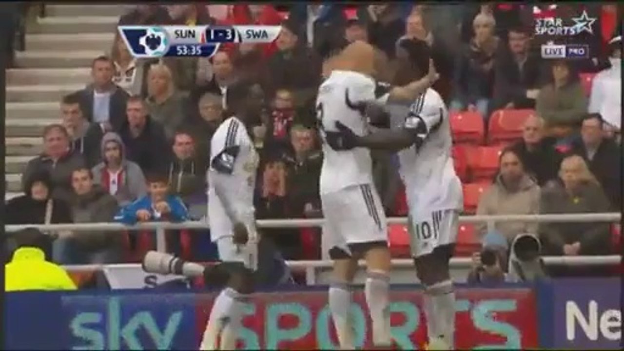 Sunderland 1-3 Swansea City 11/5/14 Premier League