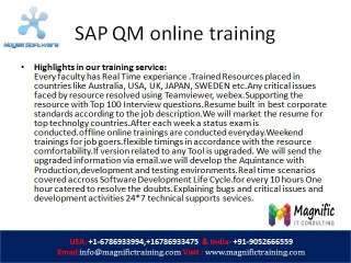 sap qm online training in uk