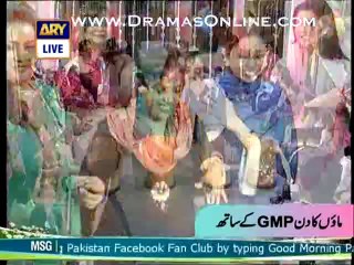 Funny Game played by mothers and daughters in live morning show