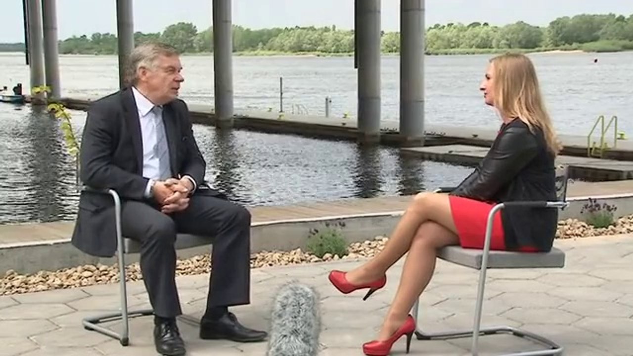 Prezydent Włocławka Andrzej Pałucki w studiu Telewizji Kujawy