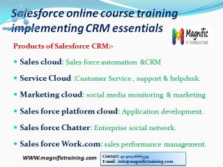 salesforce crm online training in india