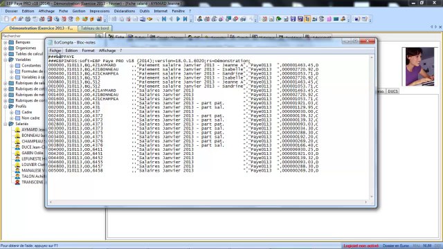 EBP Paye V18 : le transfert comptable