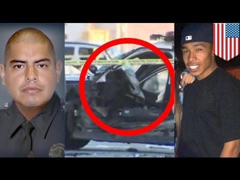 Car plow into police cruiser to stop high-speed chase, killing LAPD officer