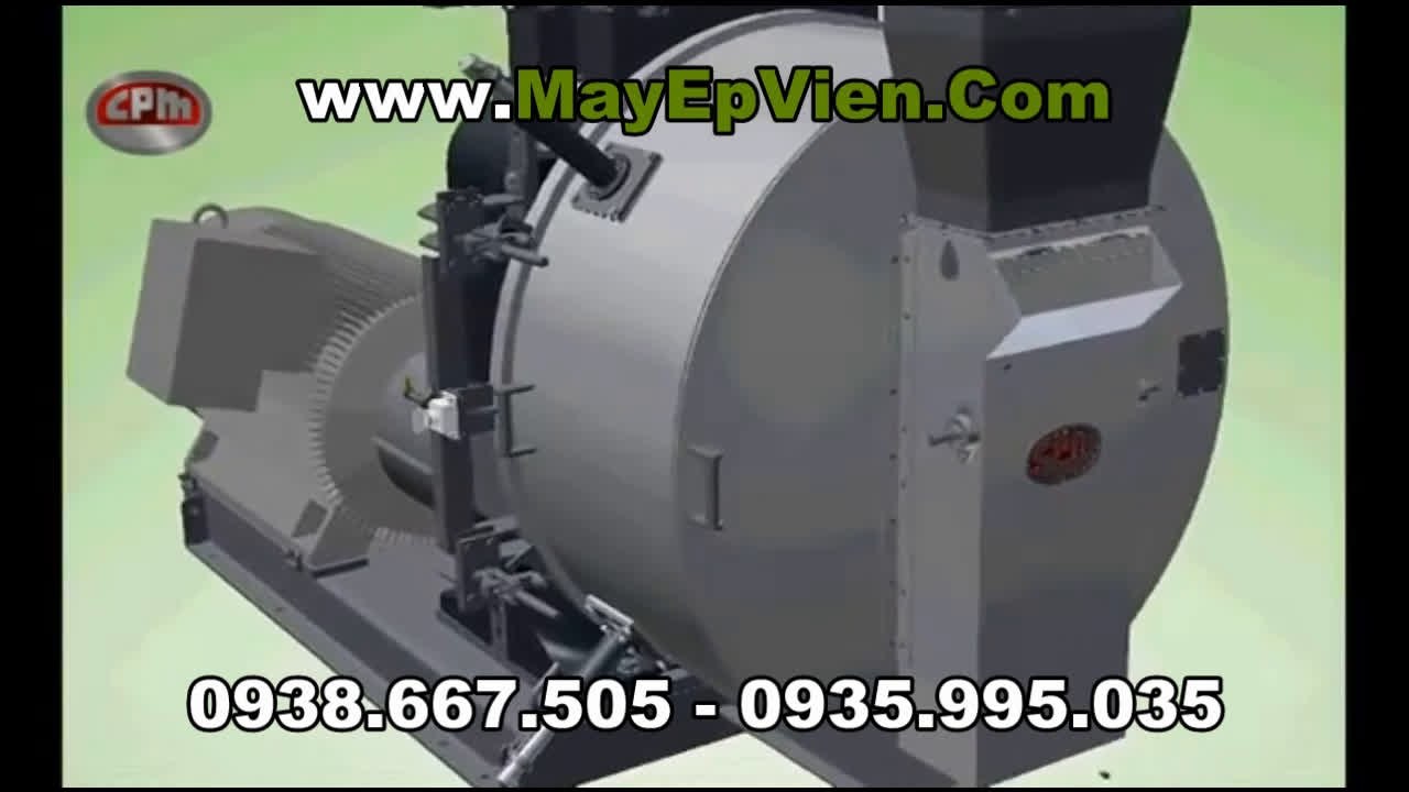 Dây chuyền máy ép viên mùn cưa chất lượng cao