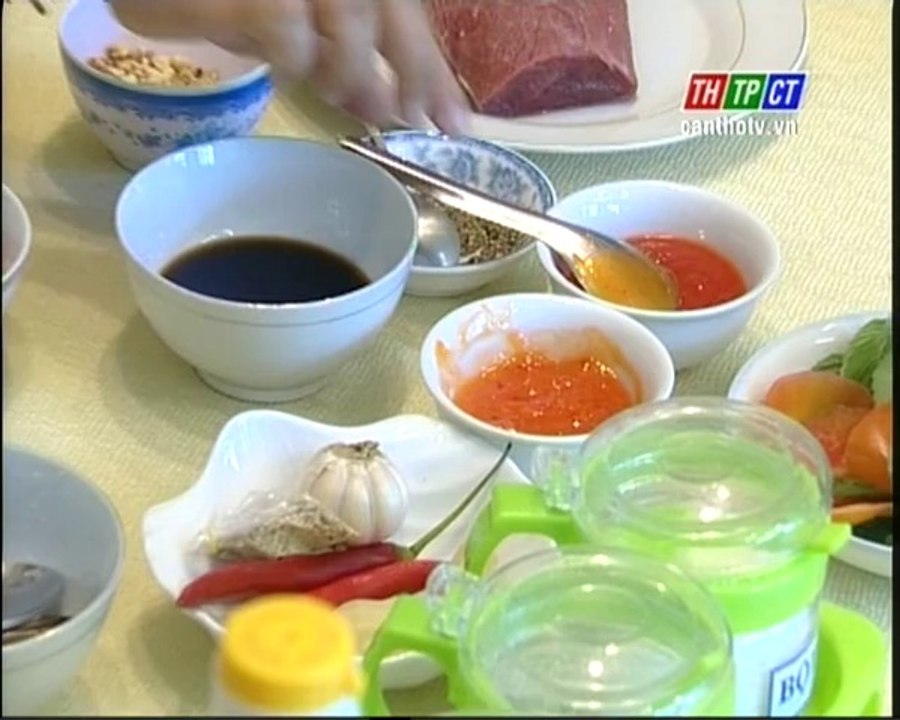 Vào bếp cùng khán giả- Bò nướng củ kiệu