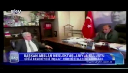 Sky Tv'de yayınlanan '' Çiğli Bld. Bşk. Hasan ARSLAN meslektaşlarıyla görüştü''.  Haberi