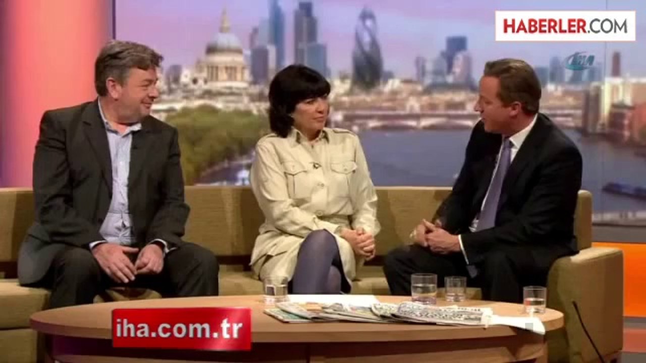 Program Sunucusundan İngiltere Başbakanı'na 'Kes Sesini'