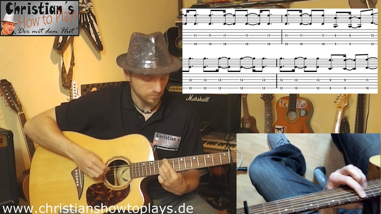 How to Play Coldplay MAGIC Gitarren Tutorial Tabs+Overhead Cam Video Lesson