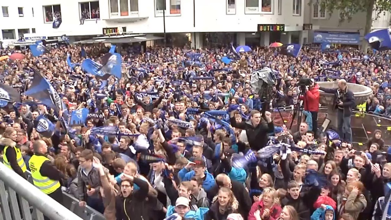 Aufstiegs-ekstase in paderborn