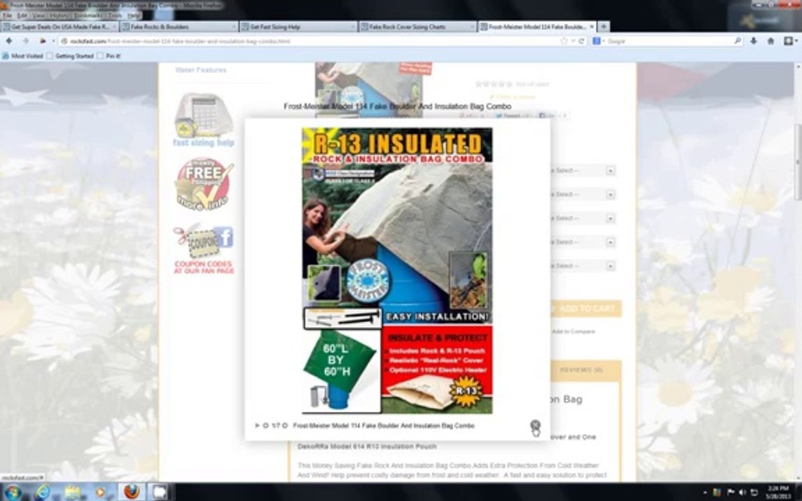 Realistic Fake Rock Well Pump House Cover