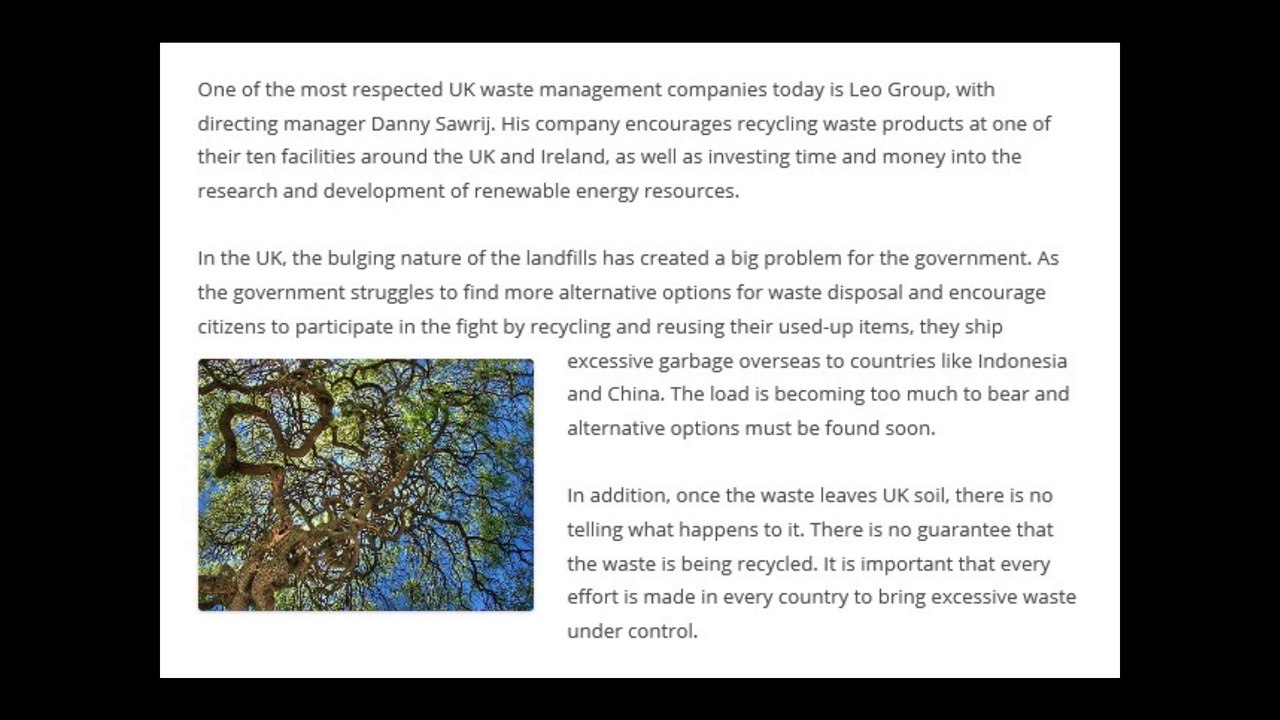 Danny Sawrij | UK Recycling
