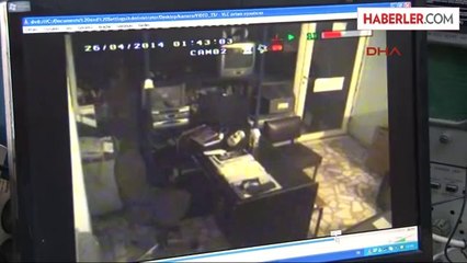 Ankara'daki Hırsızlık Güvenlik Kameralarına Yansıdı
