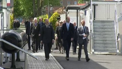 Prince William HMS Alliance visit welcomed