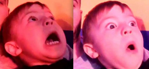 C'est son premier feu d'artifice (et il ne va jamais l'oublier !)