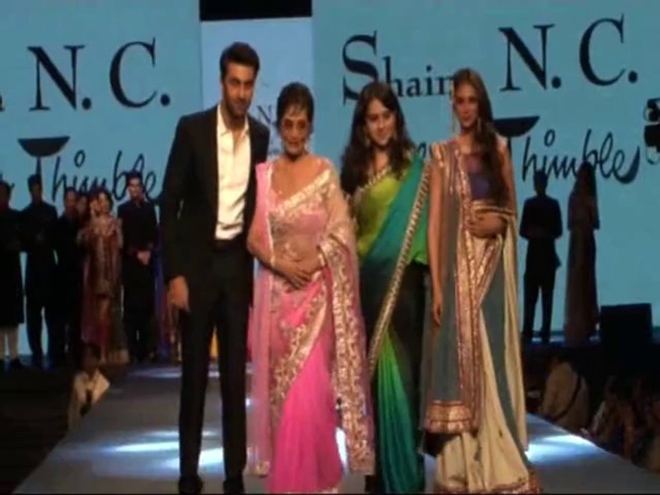 Actress Sadhna’s first ever ramp walk