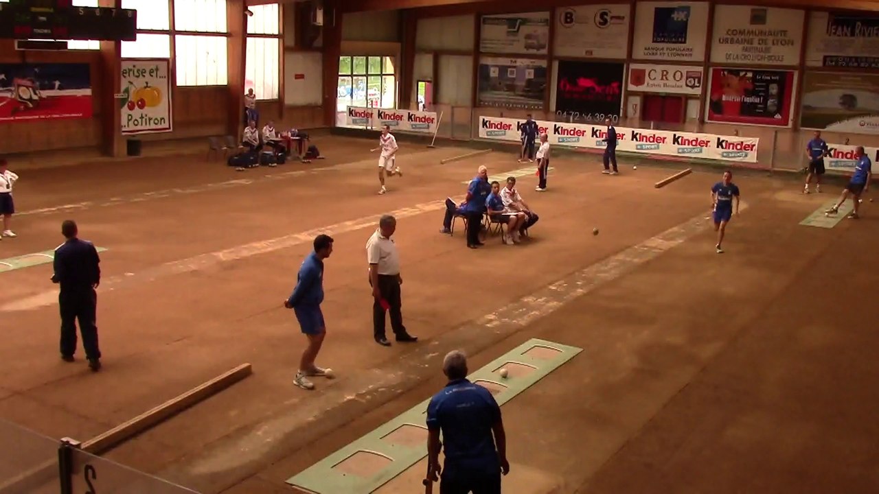 Premier tir progressif, CRO Lyon vs La Perosina, Huitième de finale aller, Coupe d'Europe 2014