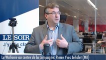 La Wallonie au centre de la campagne : Pierre-Yves Jeholet (MR)