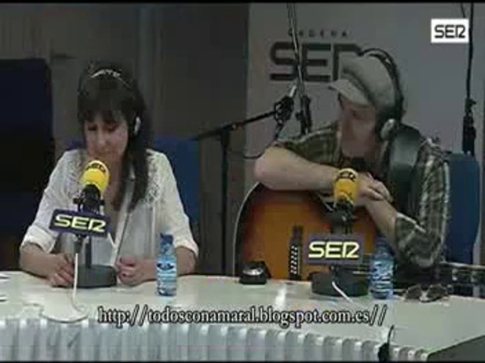 Amaral en el programa "La Ventana" de Cadena Ser (9/05/14)