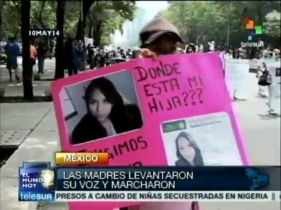 Madres mexicanas exigen al gobierno resuelva casos de desaparecidos