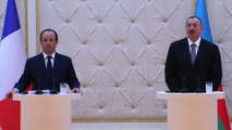 Conférence de presse conjointe de François Hollande et Ilham Aliyev
