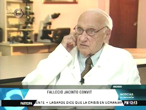 Falleció a sus 100 años Jacinto Convit