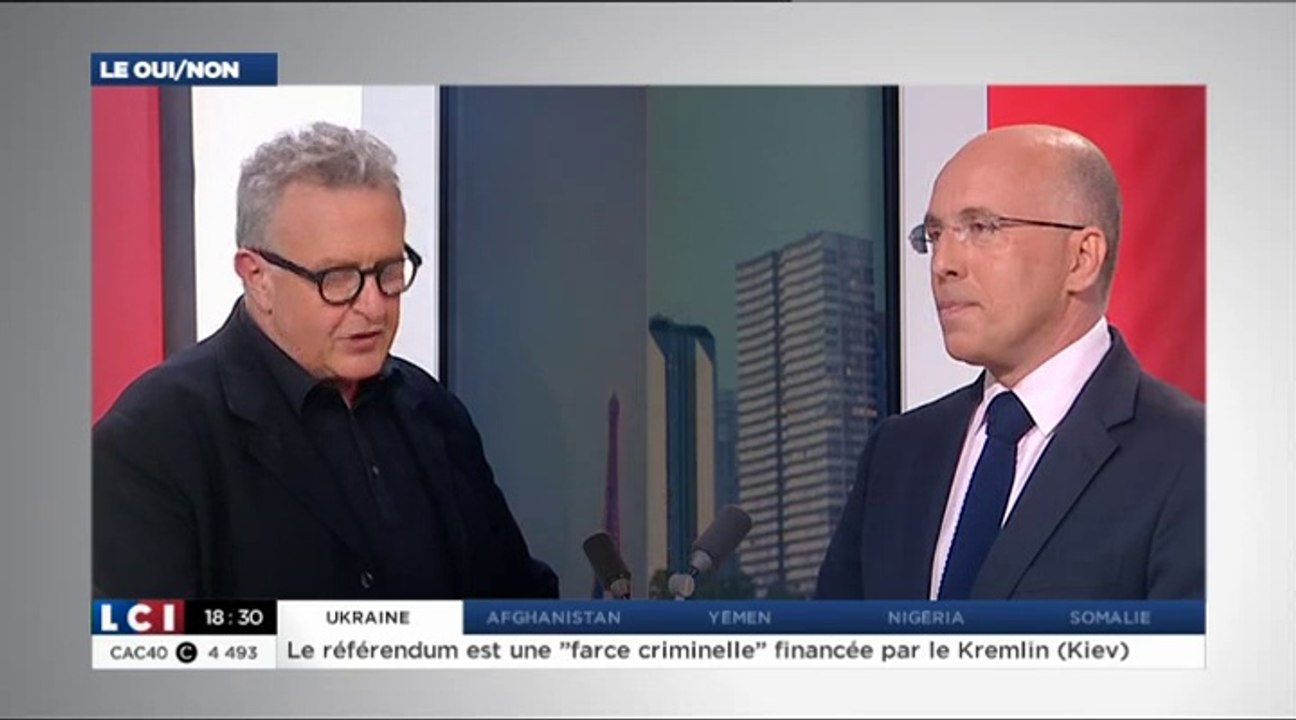Eric Ciotti était l'invité de Michel Field sur LCI