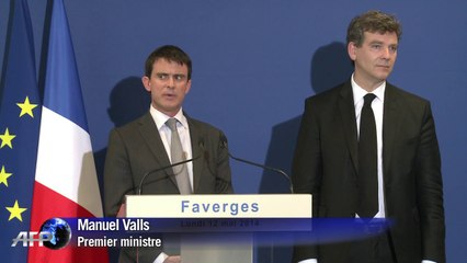 Révolution industrielle :"pas une minute à perdre", dit Valls