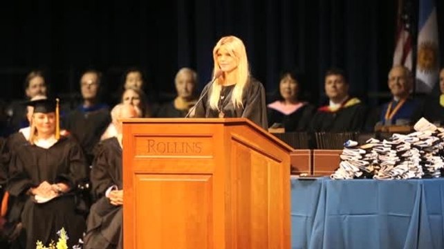 Elin Nordegren is Rollins College's 2014 Outstanding Graduating Senior