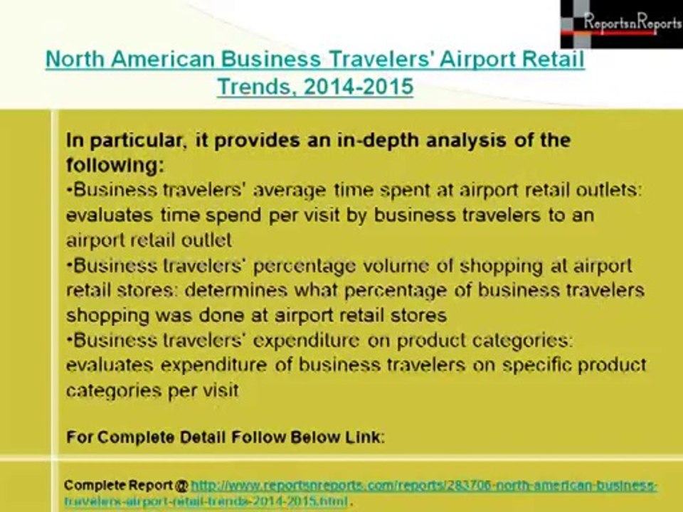 North American Business Travelers' Product Trends at Airport Retail Stores: Impulsive vs. Pre-planned