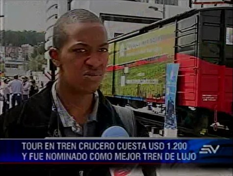 Tren Crucero de Ecuador compite por el Mejor Tren de América del Sur