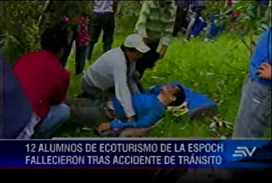 Aumentan a 12 los universitarios fallecidos por accidente de tránsito en Riobamba