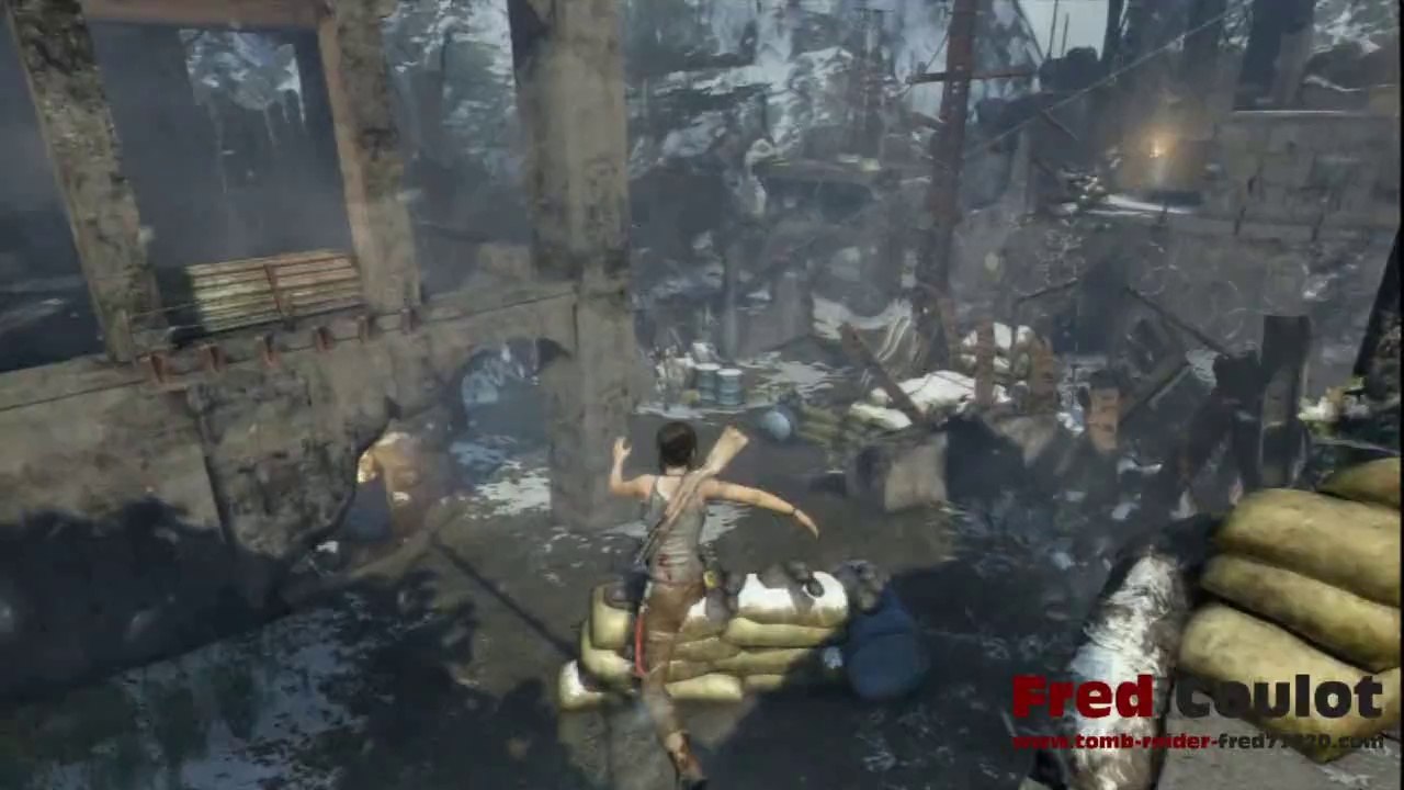 L'EXTéRIEUR DE LA BASE_7.3-LES 2 RELIQUES_Tomb Raider 2013 une survivante est née