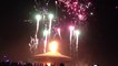 Burning Man 2013 Fireworks at the Burn UFO