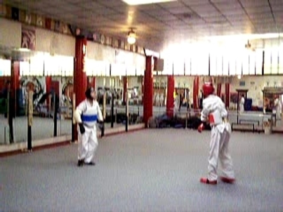 tae kwon do sparing